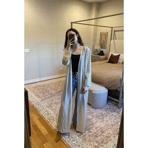 Studio 1 Beige Beaded Sleeve Duster Size 18W